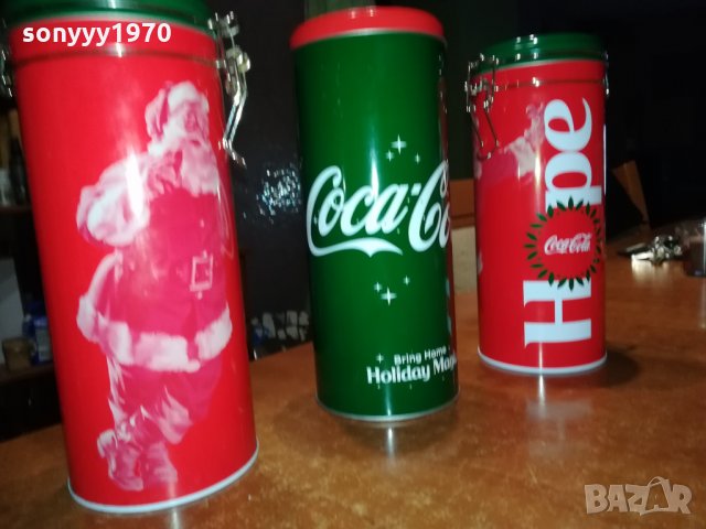 COCA COLA 3бр-кутии за колекция 2412210932, снимка 5 - Антикварни и старинни предмети - 35232127