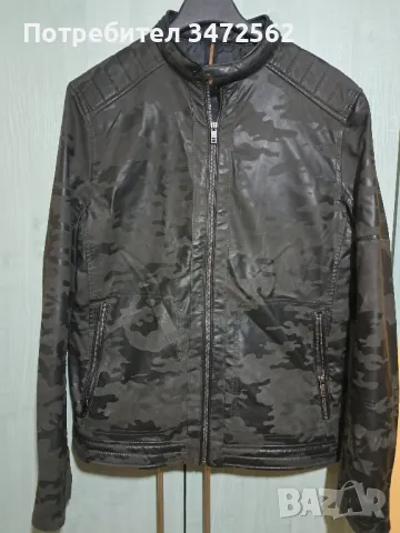 Мъжко яке от екокожа, снимка 3 - Якета - 47940966
