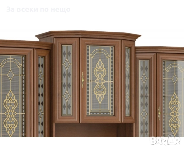 Секция BARON 2.40 орех Код P1597, снимка 2 - Секции и витрини - 52588990