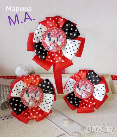 Мини Маус диадема,ластик и шнола за красиви момичета!