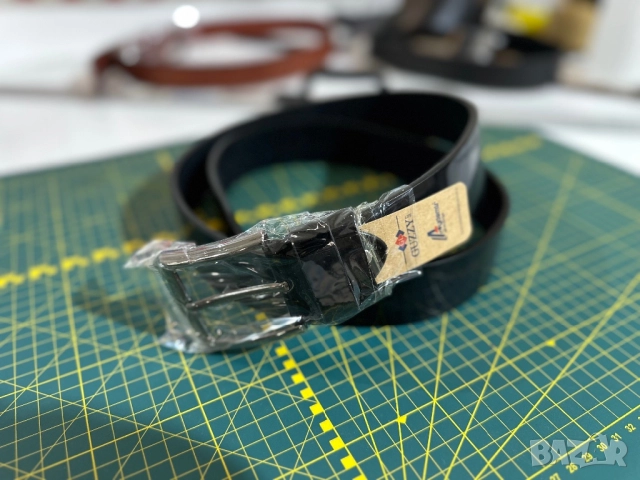 Мъжки кожен колан GUZZY – нов, с етикет, снимка 1