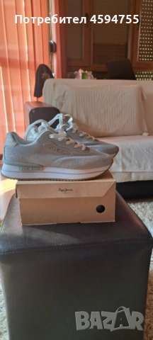 Дамски обувки Pepe Jeans модел 918 metal, снимка 4 - Маратонки - 51711167