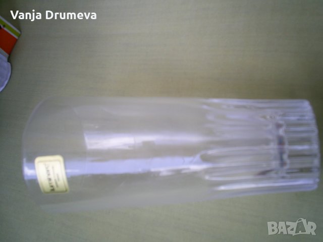 ретро сервиз стъклени чаши от Франция модел стъклени арки - нови, снимка 9 - Чаши - 37633630