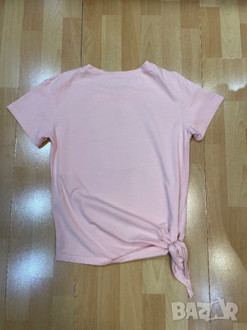 Розова тениска с мотив , снимка 2 - Тениски - 42958812