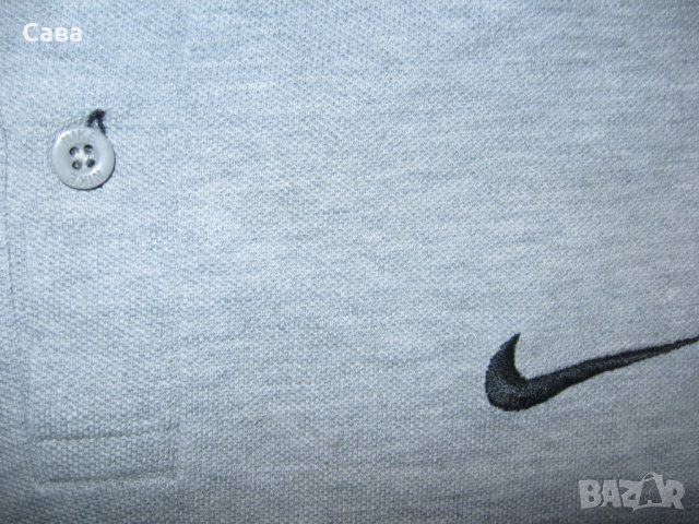 Тениски NIKE   мъжки,Л  /сива и бяла/, снимка 4 - Спортни дрехи, екипи - 36679826