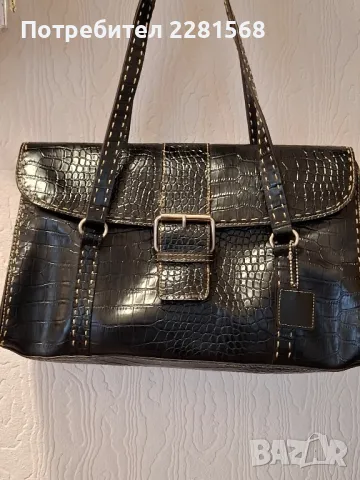 Дамска чанта от естествена кожа, снимка 2 - Чанти - 48781357