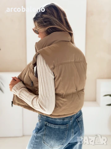 Дамски ватиран елек, 5цвята , снимка 10 - Якета - 51345870