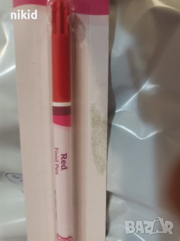 funcakes Маркер Флумастер писалка черен сладкарска боя хранителен за надпис торта бисквитки, снимка 4 - Други - 33799280