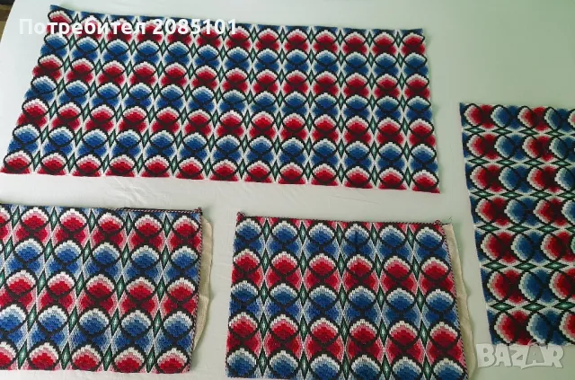 Комплект ковьори и калъфки, снимка 3 - Антикварни и старинни предмети - 48042242