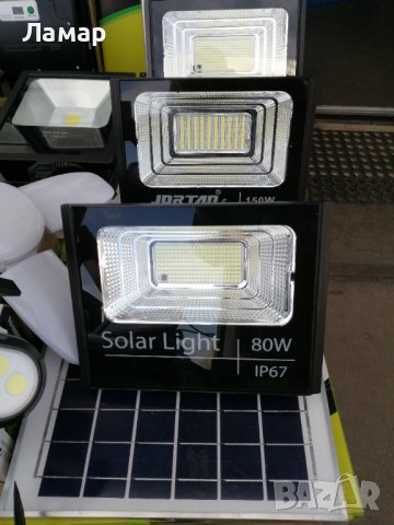 Соларен LED ЛЕД прожектор, панел, дистанционно, външен монтаж 100W 200W 400W 600W