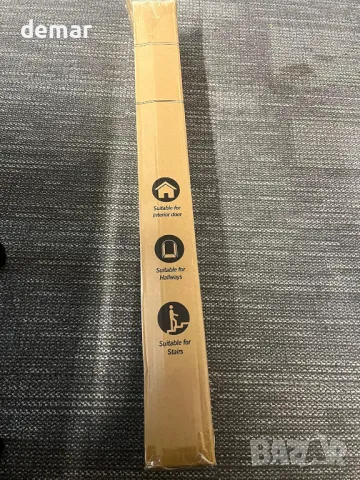 Прибираща се стълбищна порта за бебета и кучета, мрежеста порта с ширина до 180 см, снимка 7 - Други стоки за дома - 49848135