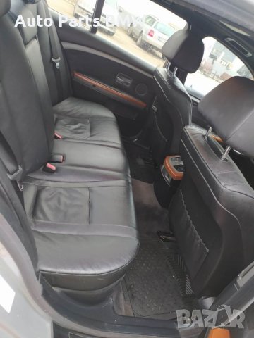 Кожен салан BMW Е65 Е66 черен салон с подгрев БМВ Е65 Е66, снимка 3 - Части - 40660607