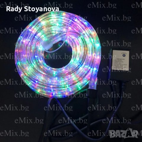 СВЕТЕЩО LED ВЪЖЕ - 20М MULTICOLOR, снимка 4 - Декорация за дома - 43096586