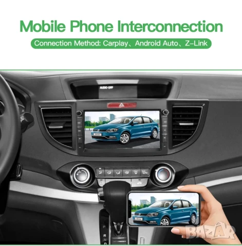 Honda CR-V 2012-2016 8” 2-DIN с Android 14, 4/64GB , снимка 2 - Аксесоари и консумативи - 50723680