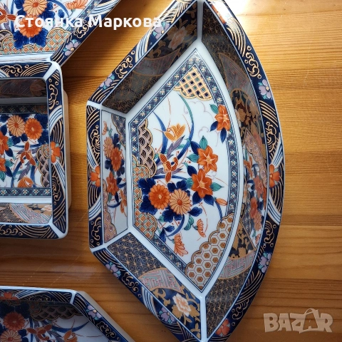 Керамична салатиера от 5 части, снимка 5 - Форми - 53300898