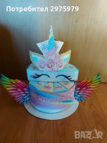 Картотети торти / картонена торта украса, снимка 9 - Декорация - 53287603