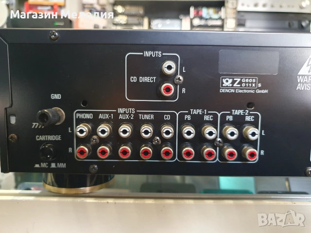 Усилвател Denon PMA-320A Две по 90 вата на 4 ома. В отлично техническо и визуално състояние., снимка 9 - Ресийвъри, усилватели, смесителни пултове - 35656676