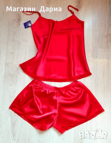 Сатенен комплект от две части, снимка 1