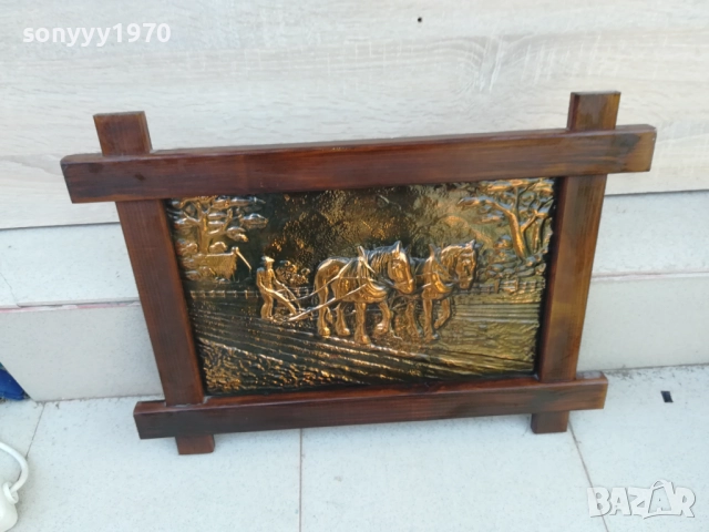 красива картина мед/дърво 1710251534, снимка 9 - Картини - 52088589