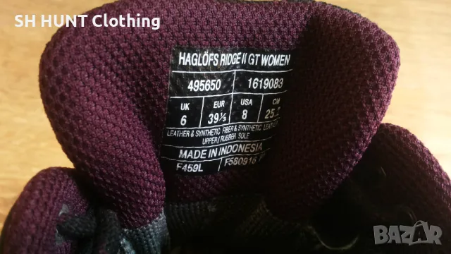 HAGLOFS RIDGE II GORE-TEX Women размер EUR 39 1/3 / UK 6 дамски водонепромокаеми - 1373, снимка 18 - Маратонки - 47550313