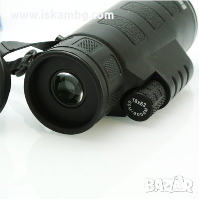 Монокъл BUSHNELL 18X62 - двоен фокус, снимка 7 - Други спортове - 13788535