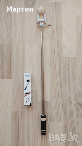 Селфи Стик с кабел, телескопичен 60см, снимка 4 - Селфи стикове, аксесоари - 38994190