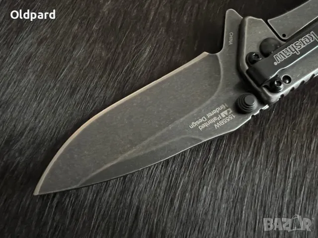 Мощен джобен сгъваем нож Kershaw Cryo Hinderer Framelock (155BW), снимка 3 - Ножове - 48693742