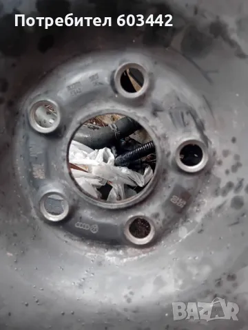1бр желзна джанта за VW , снимка 2 - Гуми и джанти - 48173347
