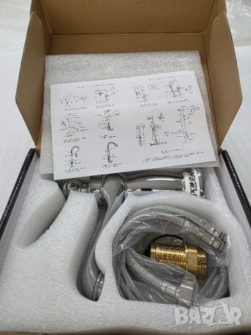 Винтидж/ ретро смесител за мивка за баня с флорални мотиви , снимка 9 - Смесители - 52468945