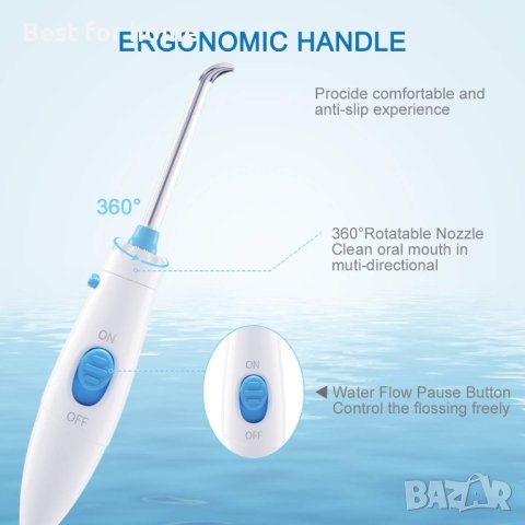 Зъбен душ/ Иригатор за устна кухина TUREWELL, снимка 7 - Стоматология - 43619251