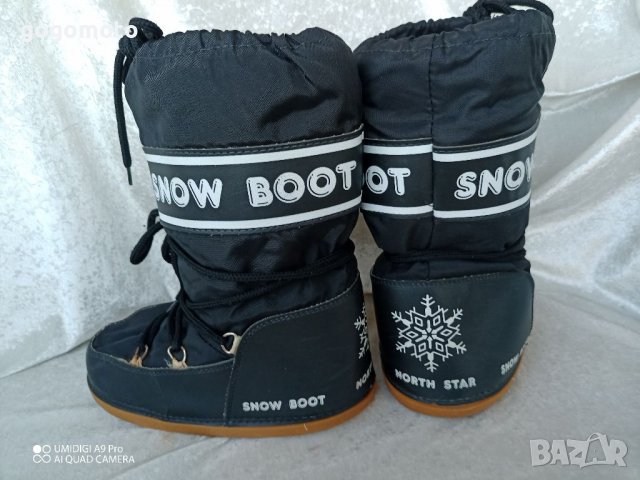 АПРЕСКИ, КАТО НОВИ водоустойчиви ТОПЛИ УНИСЕКС АПРЕСКИ  Снегоходки 37 - 38,MOON BOOT®, SNOW BOOT®, снимка 12 - Дамски апрески - 39232169