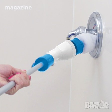 Четка за почистване на баня Spin Scrubber, снимка 3 - Парочистачки и Водоструйки - 32464174