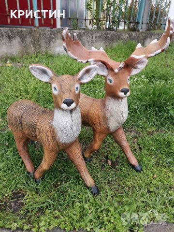 КЕРАМИЧЕН ЕЛЕН И СЪРНА, снимка 2 - Декорация за дома - 28506532