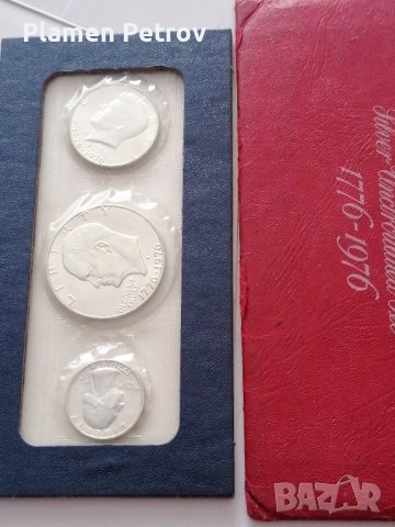 сет американски монети 1976, снимка 3 - Нумизматика и бонистика - 43955494