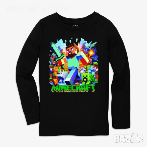 Детска блуза MINECRAFT, снимка 2 - Детски Блузи и туники - 52734548