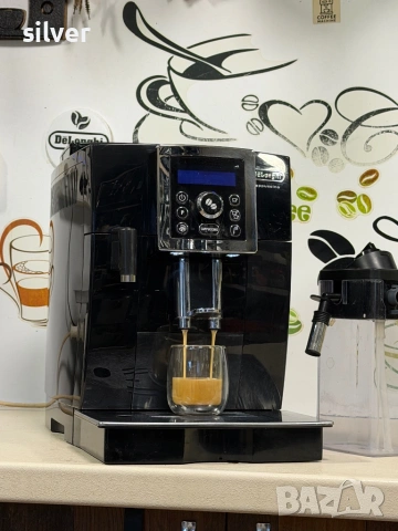 Кафемашина кафе автомат delonghi cappuccino с гаранция, снимка 7 - Кафемашини - 53449119