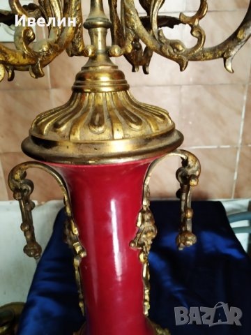 стар бароков свещник , снимка 3 - Антикварни и старинни предмети - 26249075