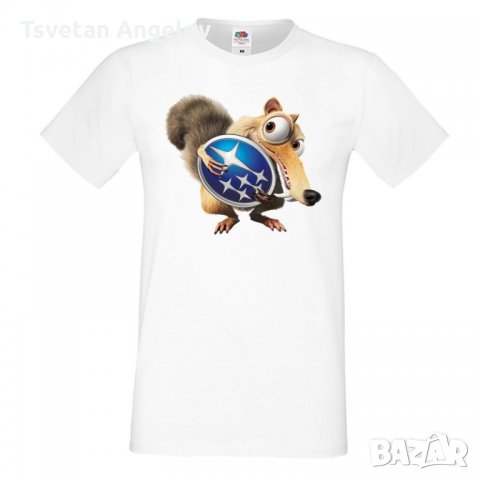 Мъжка тениска SUBARU Scrat, снимка 2 - Тениски - 32705854