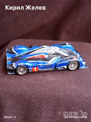 Спортен модел метална количка PEUGEOT 908 рядка за КОЛЕКЦИЯ ДЕКОРАЦИЯ 20297