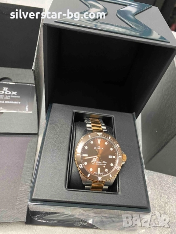 Като нов мъжки часовник Edox sky driver, снимка 3 - Мъжки - 52718216