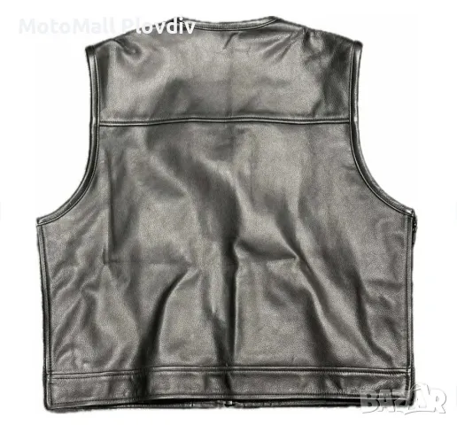 Кожен Елек Нови модели телешки бокс Coffee Racer чопър рокер XL, снимка 2 - Аксесоари и консумативи - 49272550