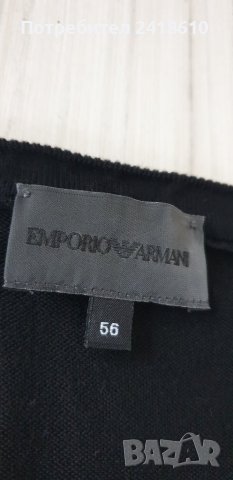 Emporio Armani  Cotton Knit Мens Size 56/ XL - 2XL  НОВО! ОРИГИНАЛ! Мъжка Блуза Пуловер!, снимка 17 - Пуловери - 43228644