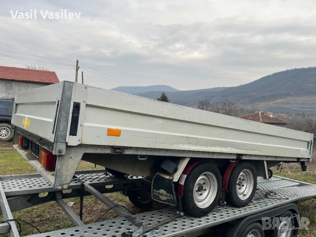 Рмарке Humbaur 3,50М на  1,82м товароносимост 1450кг. 1995г , снимка 3 - Ремаркета - 53474774