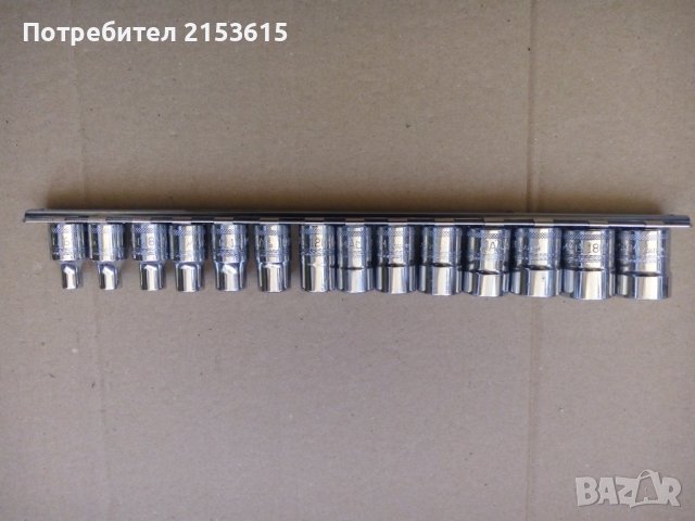 Mac Tools 14 броя 3/8 качествени 6 стенни къси камъни вложки SXDGM146BR, снимка 2 - Гедорета - 43585595