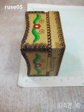 Кутия дървена пирографирана от соца, снимка 6 - Други ценни предмети - 26375734