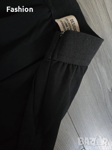 Жесток чер панталон DESIGNED, снимка 2 - Панталони - 53137268