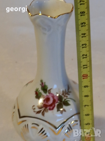 порцеланова ваза ГДР, снимка 3 - Вази - 44919175