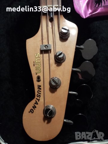 Sunn Mustang P bass by FenderMIC 1991 г. Бас китара и куфар Fender 1970.. , снимка 3 - Китари - 43513286