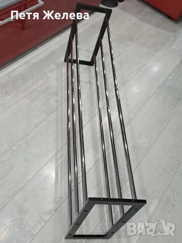 Хромирана,регулируема етажерка(рафт) за обувки, снимка 8 - Други стоки за дома - 53223016
