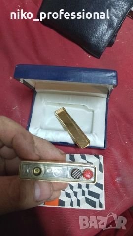 старинна позлатена колекционерска запалка , снимка 7 - Други ценни предмети - 53431347